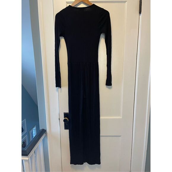 Lna - Kalaya Rib Jumpsuit black size XS - Picture 4 of 9